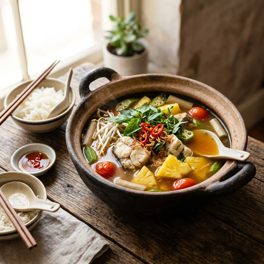 Canh Chua (Sweet and Sour Tamarind Soup)