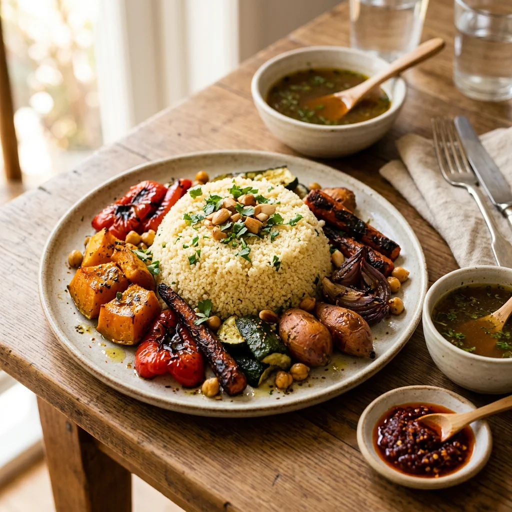Couscous with Seven Vegetables