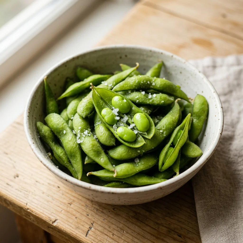Edamame with Sea Salt