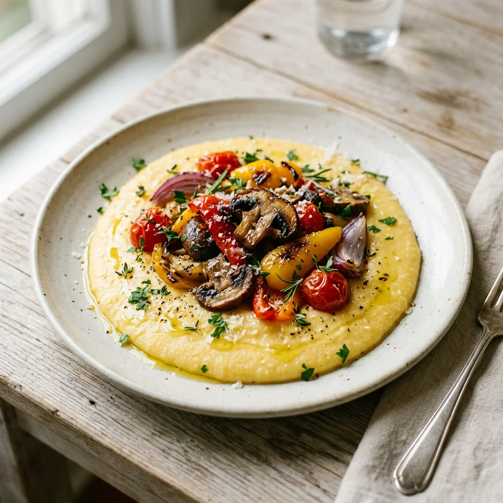 Polenta with Roasted Vegetables