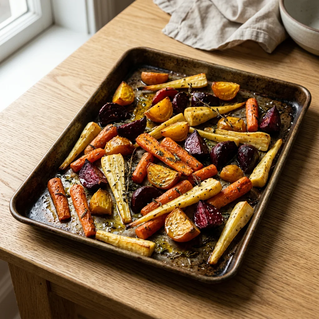 Roasted Root Vegetables with Cumin