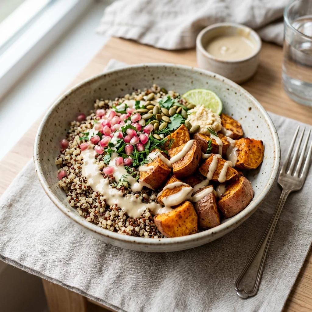 Sweet Potato Tahini Bowl
